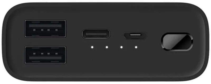 Мобильный аккумулятор Xiaomi Mi Power Bank 3 Ultra Compact 10000mAh 3A черный (BHR4412GL)