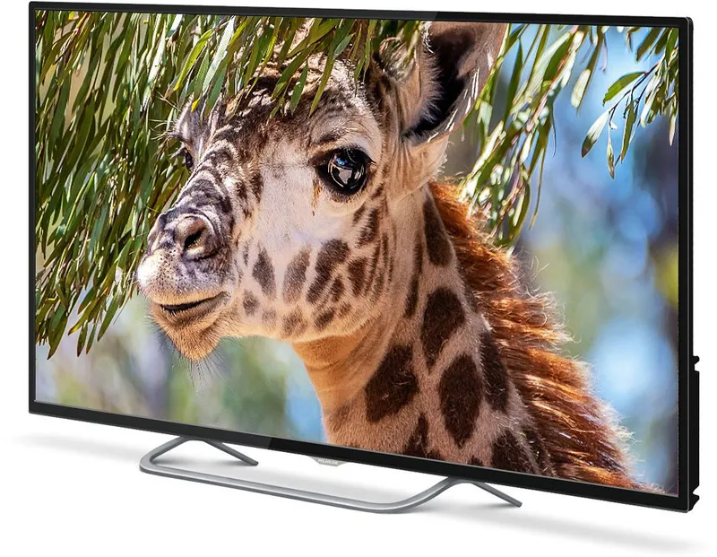 Телевизор LED PolarLine 50" 50PU11TC-SM черный 4K Ultra HD 50Hz DVB-T DVB-T2 DVB-C WiFi Smart TV (RUS)