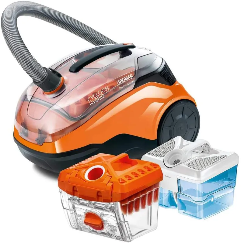 Пылесос Thomas Cycloon Hybrid Family & Friends 1700Вт черный/оранжевый