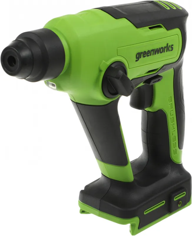 Перфоратор Greenworks GD24SDS1 патрон:SDS-plus уд.:1.2Дж аккум. (кейс в комплекте)