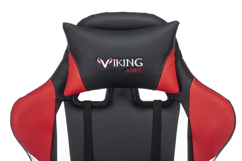 Кресло игровое Zombie VIKING TANK черный/красный/белый эко.кожа с подголов. крестов. металл