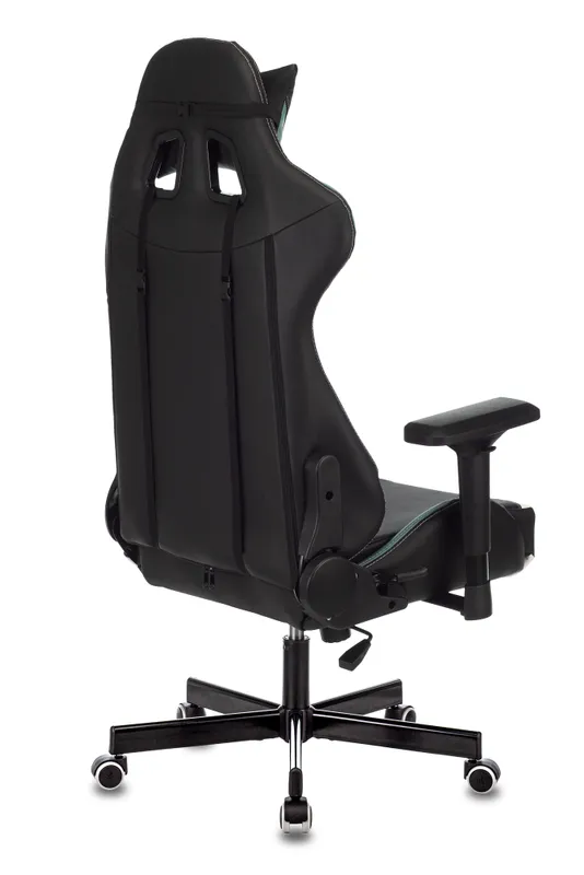 Кресло игровое Zombie VIKING TANK черный/серый/белый эко.кожа с подголов. крестов. металл