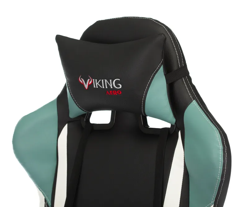 Кресло игровое Zombie VIKING TANK черный/серый/белый эко.кожа с подголов. крестов. металл