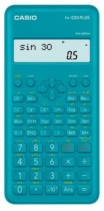 Калькулятор научный Casio FX-220PLUS-2 синий 10+2-разр.