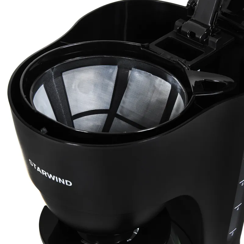 Кофеварка капельная Starwind STD1212 600Вт черный