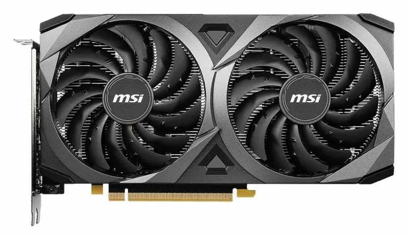Видеокарта MSI PCI-E 4.0 RTX 3060 VENTUS 2X 12G OC NVIDIA GeForce RTX 3060 12Gb 192bit GDDR6 1680/15000 HDMIx1 DPx3 HDCP Ret