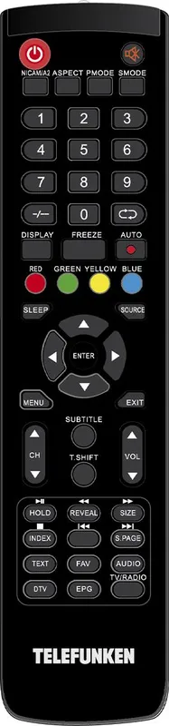 Телевизор LED Telefunken 42" TF-LED43S08T2 черный FULL HD 50Hz DVB-T DVB-T2 DVB-C USB (RUS)