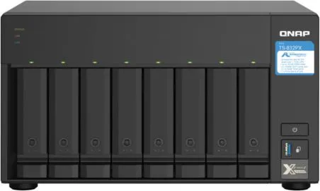 Сетевое хранилище NAS Qnap TS-832PX-4G 8-bay настольный Cortex-A57 (TS-832PX-4G)