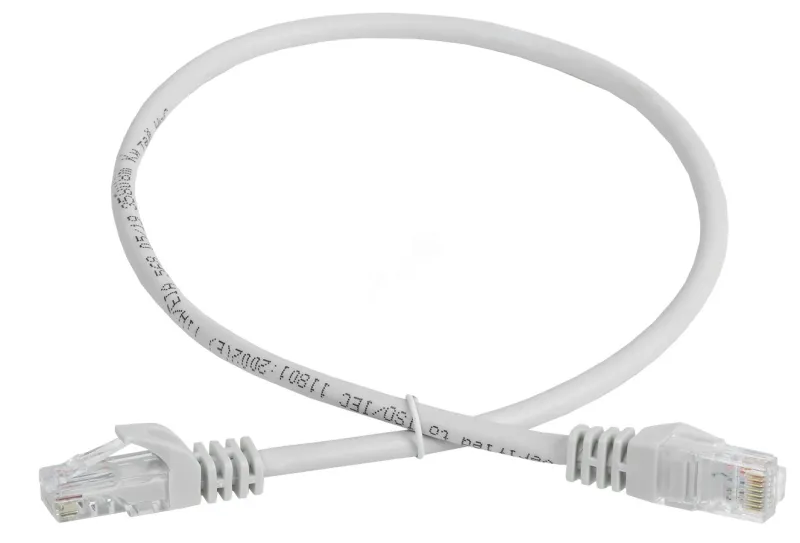 Патч-корд ITK PC01-C5EU-5M UTP RJ-45 вил.-вилка RJ-45 кат.5E 5м серый ПВХ (уп.:1шт)