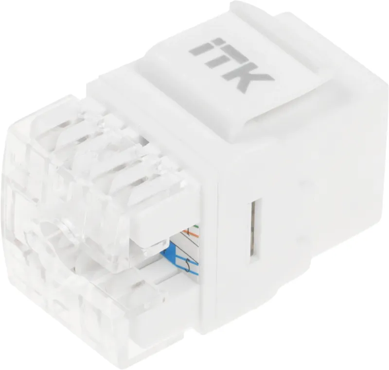 Модуль ITK CS1-1C5EU-12 информ. KeystoneRJ45 кат.5E UTP (упак.:1шт)