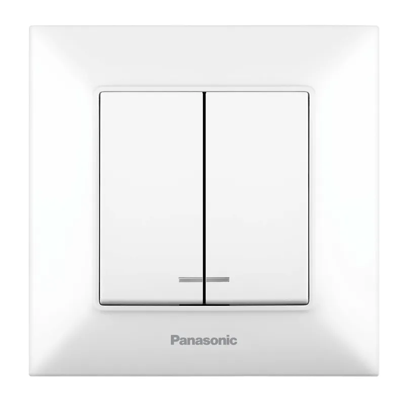Выключатель Panasonic Arkedia Slim скрыт. 2кл. с подсветкой IP20 белый (упак.:1шт) (WNTC00102WH-RU)