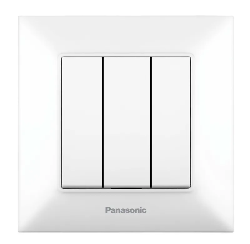 Выключатель Panasonic Arkedia Slim скрыт. 3кл. IP20 белый (упак.:1шт) (WNTC00152WH-RU)