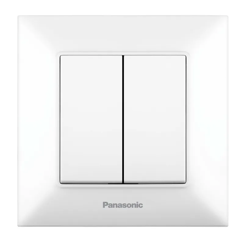 Переключатель Panasonic Arkedia Slim скрыт. 2кл. IP20 белый (упак.:1шт) (WNTC00112WH-RU)
