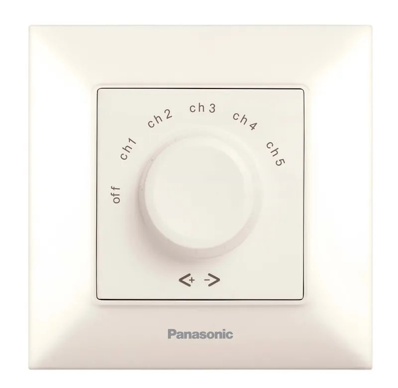 Переключатель каналов Panasonic Arkedia Slim WNTC05632BG-RU скрыт. 1кл. IP20 бежевый (упак.:1шт)