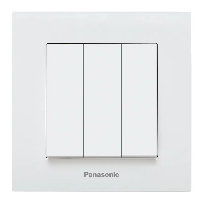 Выключатель Panasonic Karre Plus скрыт. 3кл. IP20 белый (упак.:1шт) (WKTC00152WH-RU)