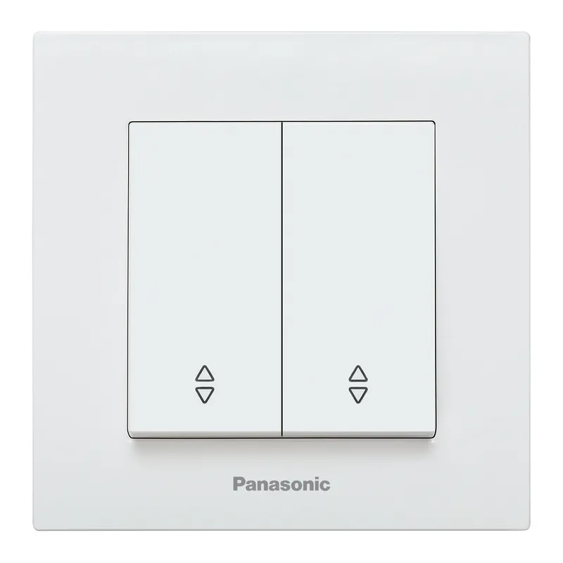 Переключатель Panasonic Karre Plus скрыт. 2кл. IP20 белый (упак.:1шт) (WKTC00112WH-RU)