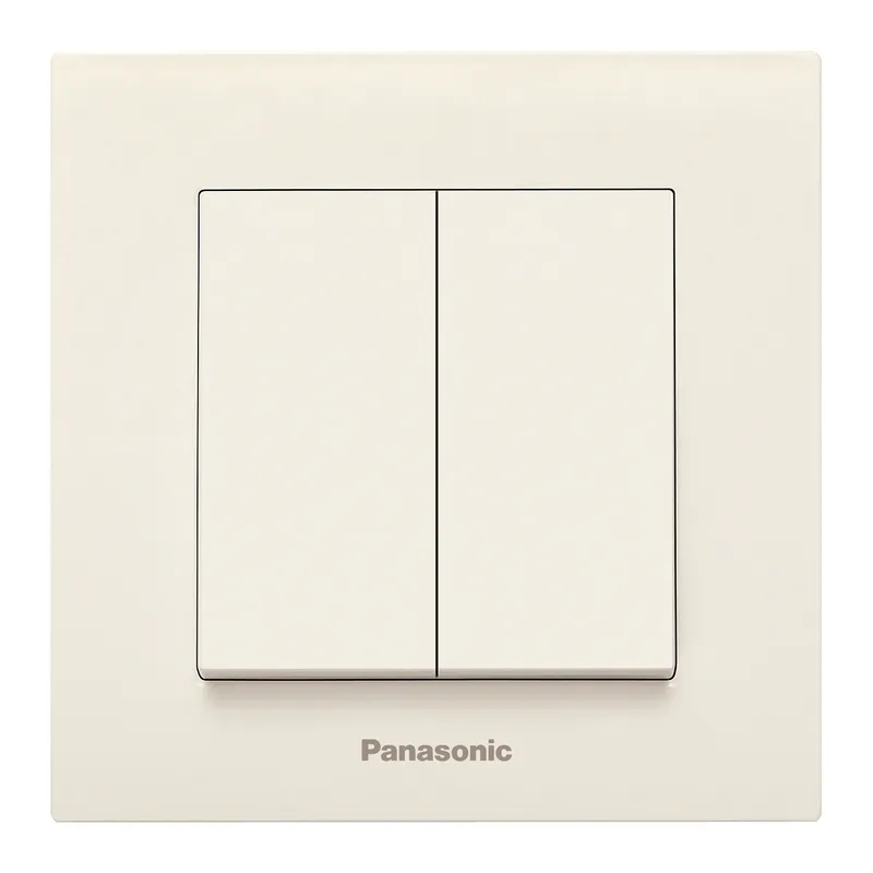 Выключатель Panasonic Karre Plus скрыт. 2кл. IP20 бежевый (упак.:1шт) (WKTC00132BG-RU)
