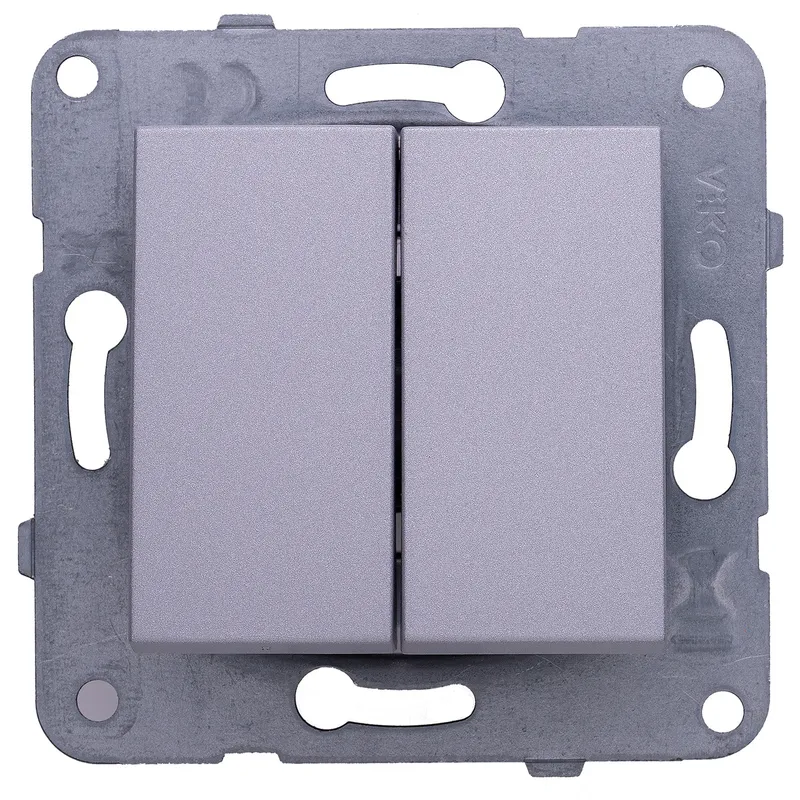 Выключатель Panasonic Karre&Arkedia скрыт. 2кл. IP20 серебро (упак.:1шт) (WKTT00132SL-RU)