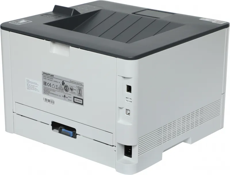 Лазерный монохромный принтер Pantum BP5100DW, Printer, Mono laser, A4, 40 ppm (max 100000 p/mon), 1.2 GHz, 1200x1200 dpi, 512 MB RAM, Duplex, paper tray 250 pages, USB, LAN, WiFi, start. cartridge 3000 pages