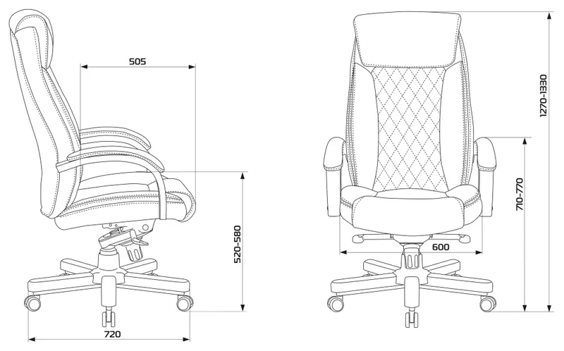 Кресло руководителя Бюрократ T-9924WALNUT черный кожа крестов. металл/дерево