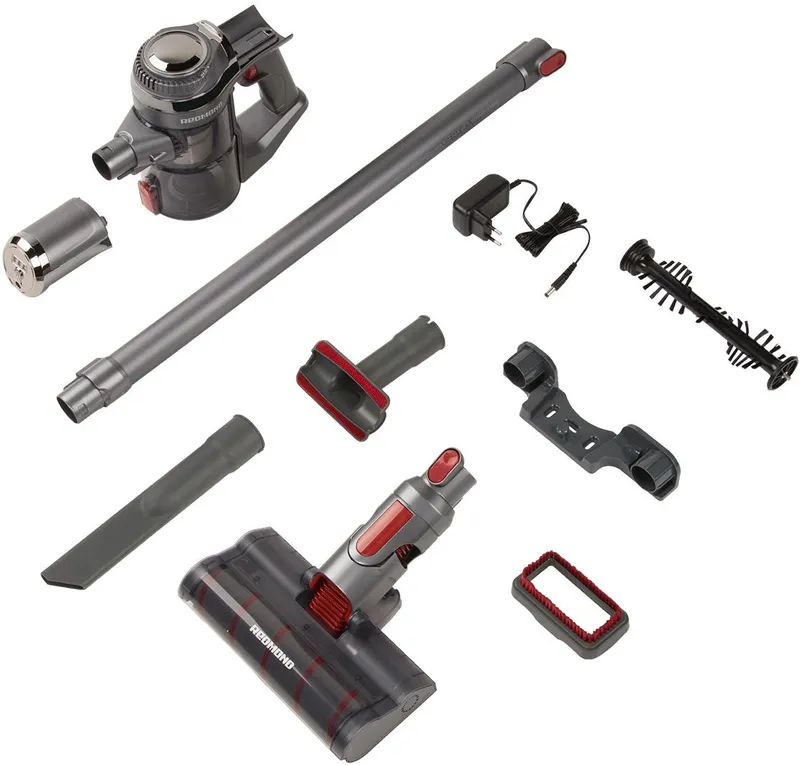 Пылесос ручной Redmond RV-UR363 130Вт серебристый