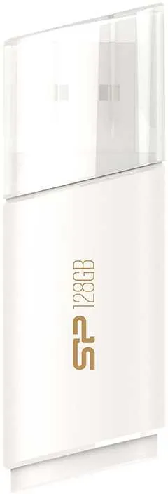 Флеш Диск Silicon Power 128Gb Blaze B06 SP128GBUF3B06V1W USB3.0 белый