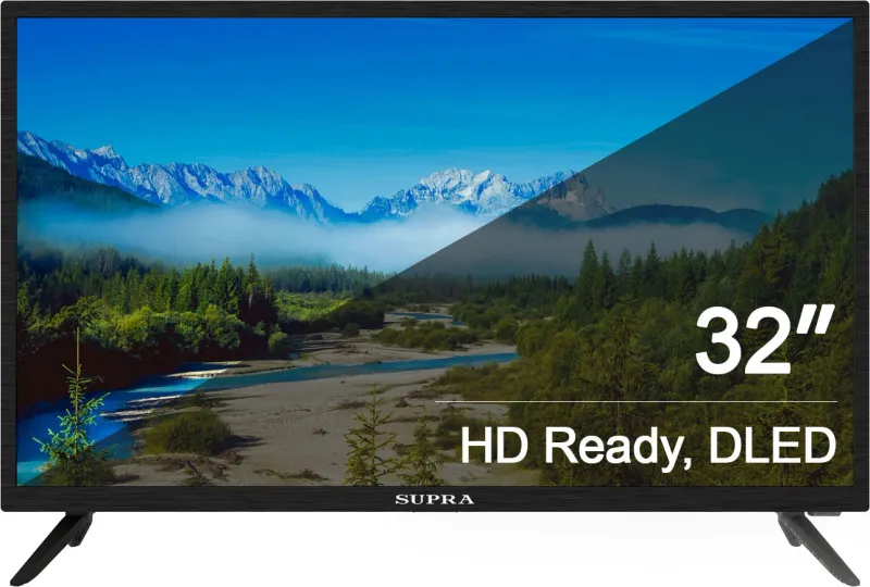 Телевизор LED Supra 32" STV-LC32LT0045W черный HD 60Hz DVB-T DVB-T2 DVB-C (RUS)