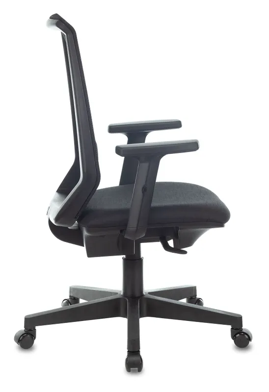 Кресло Бюрократ MC-611N черный TW-01 38-418 сетка/ткань крестов. пластик