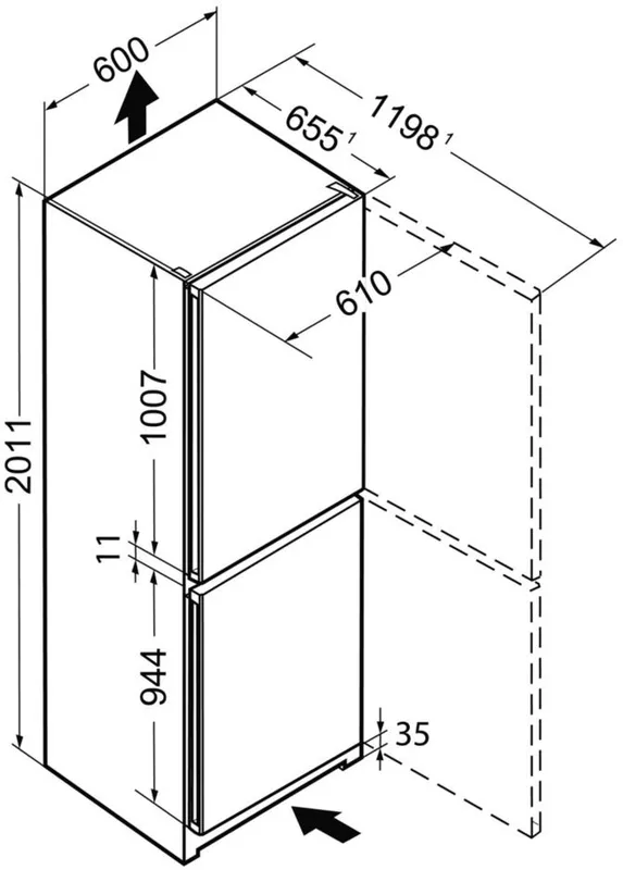 Холодильник Liebherr CN 4713 белый (двухкамерный)