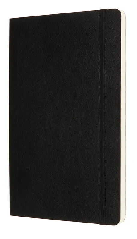 Блокнот Moleskine CLASSIC SOFT DOUBLE NB313SBK Large 130х210мм 192стр. линейка/нелинованный мягкая обложка черный