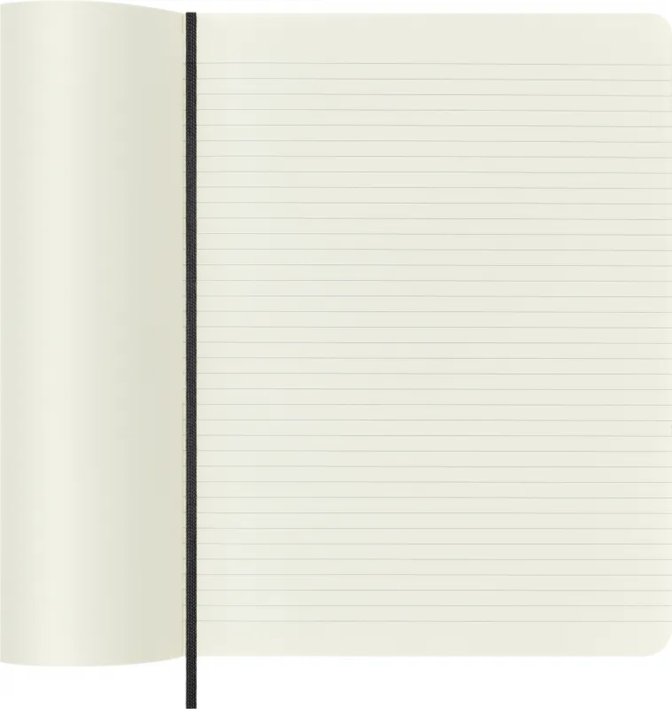 Блокнот Moleskine CLASSIC SOFT DOUBLE NB413SBK XLarge 190х250мм 192стр. линейка/нелинованный мягкая обложка черный