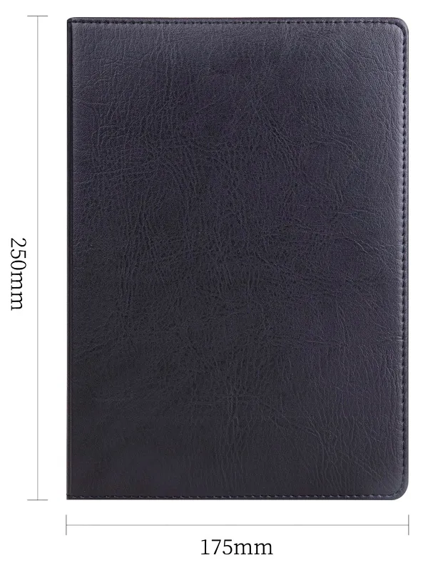 Блокнот Deli 7900 B5 250х175мм искусст. кожа 80л черный