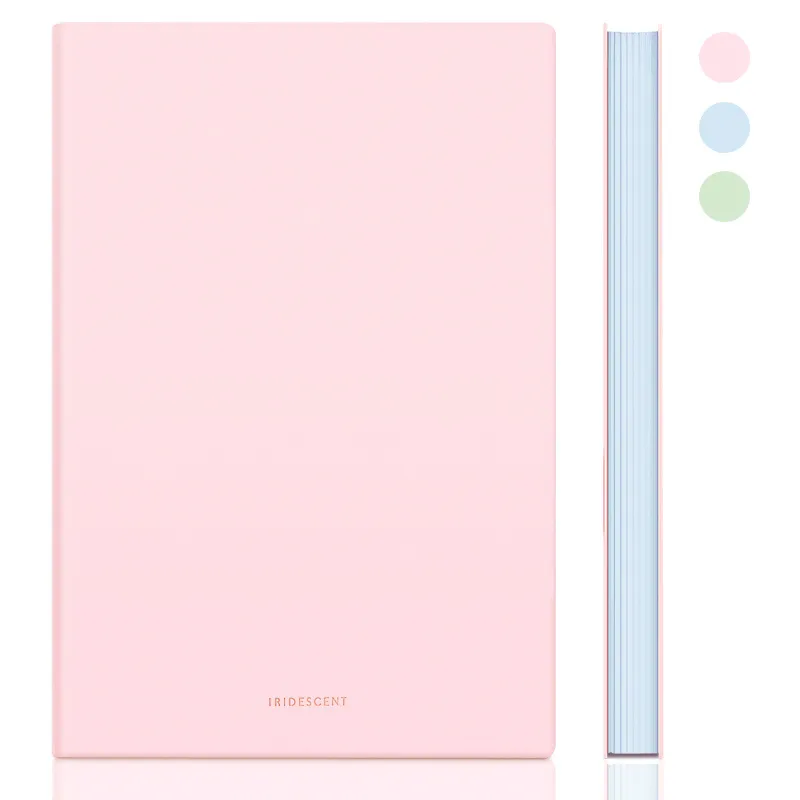 Блокнот Deli 22283LT-PINK 210х143мм искусст. кожа 96л светло-розовый