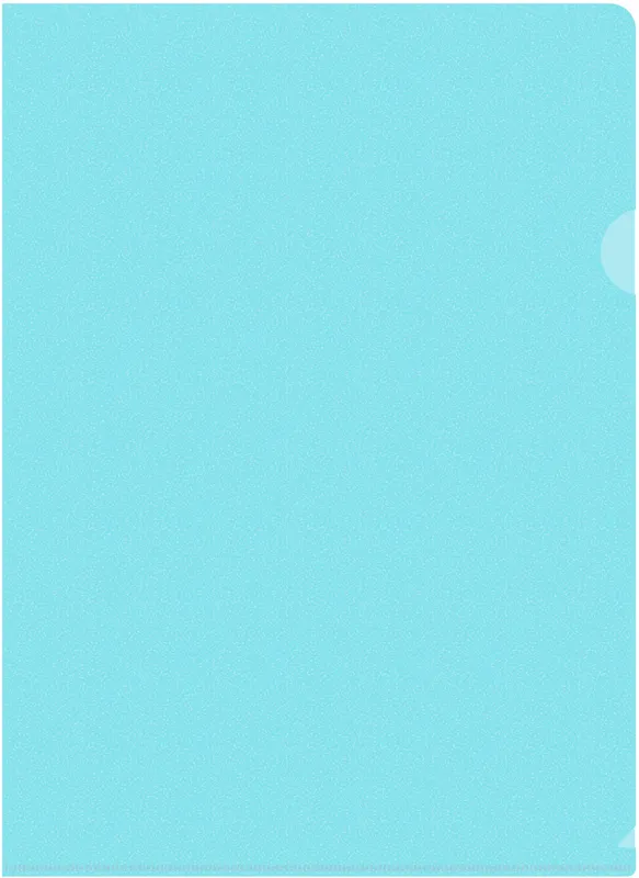 Папка-уголок Бюрократ Pastel -EPAST/BLUE A4 пластик 0.18мм голубой