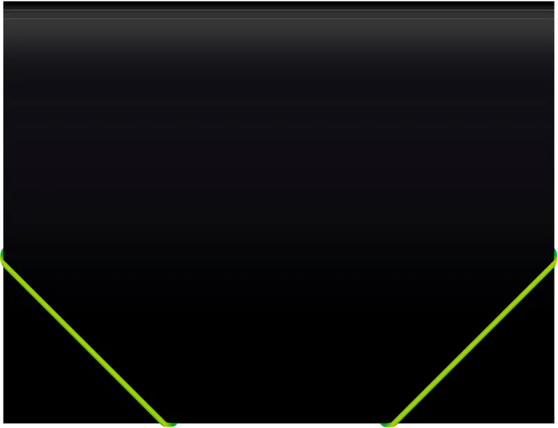 Папка на резинке Бюрократ Black Opal BL510/1 A4 пластик кор.30мм 0.5мм черный