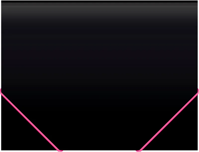 Папка на резинке Бюрократ Black Opal BL510/1 A4 пластик кор.30мм 0.5мм черный