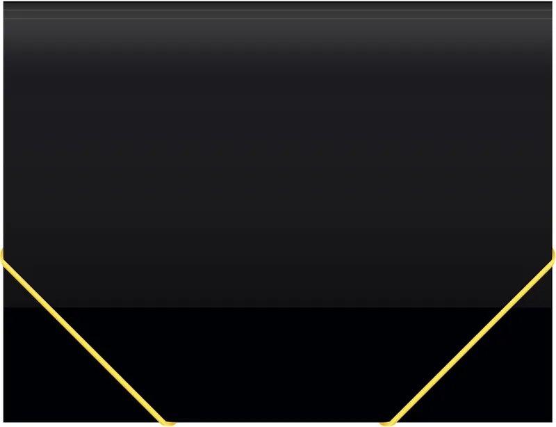 Папка на резинке Бюрократ Black Opal BL510/1 A4 пластик кор.30мм 0.5мм черный