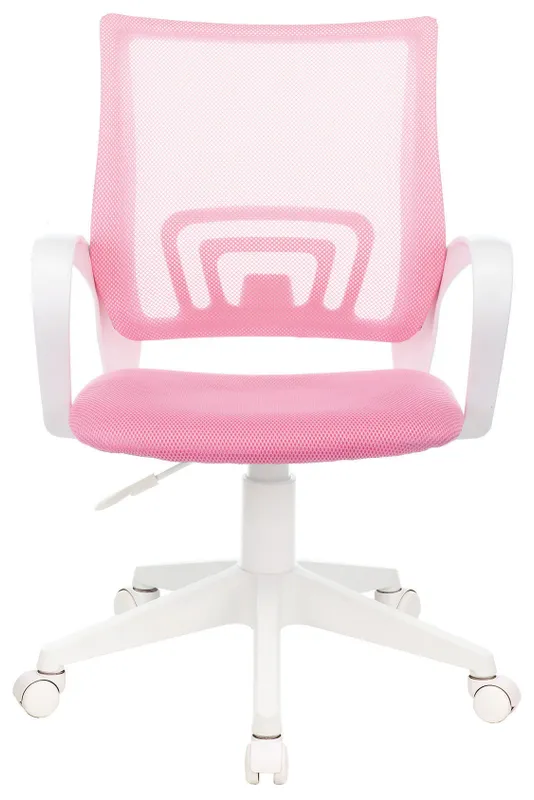 Кресло Бюрократ CH-W695NLT розовый TW-06A TW-13A сетка/ткань крестов. пластик пластик белый