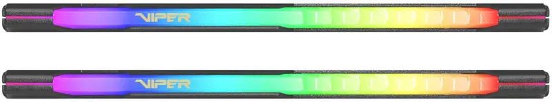 Память DDR4 2x16Gb 3200MHz Patriot PVSR432G320C8K Viper Steel RGB RTL Gaming PC4-25600 CL18 DIMM 288-pin 1.35В dual rank с радиатором Ret