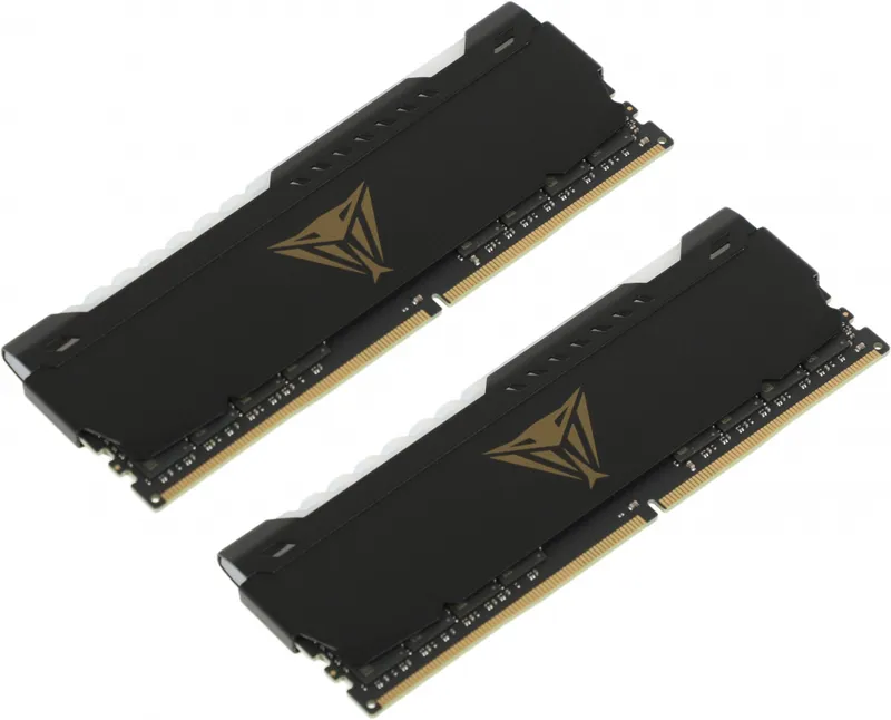 Память DDR4 2x16Gb 3200MHz Patriot PVSR432G320C8K Viper Steel RGB RTL Gaming PC4-25600 CL18 DIMM 288-pin 1.35В dual rank с радиатором Ret