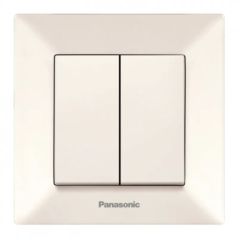 Выключатель Panasonic Arkedia скрыт. 2кл. IP20 бежевый (упак.:1шт) (WMTC00122BG-RU)