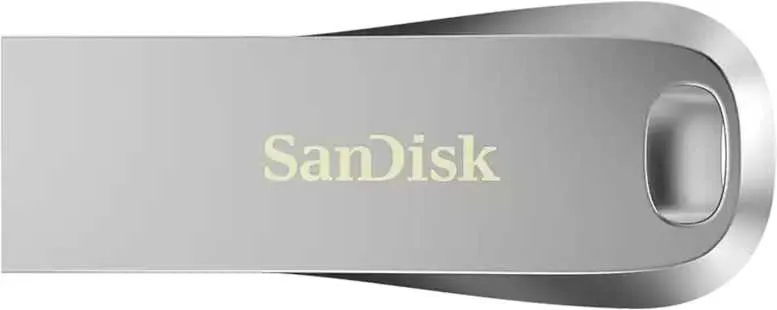 Флеш Диск Sandisk 128Gb Ultra Luxe SDCZ74-128G-G46 USB3.0 серебристый
