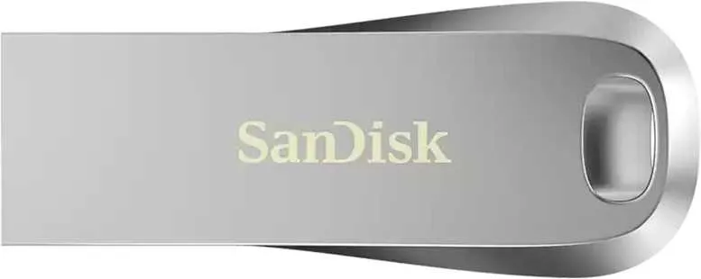 Флеш Диск Sandisk 128Gb Ultra Luxe SDCZ74-128G-G46 USB3.0 серебристый
