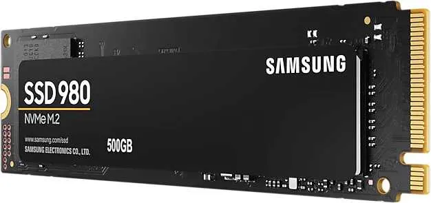 Твердотельный накопитель SSD M.2 (PCI-E NVMe) 500Gb Samsung 980 (R3100/W2600MB/s) (MZ-V8V500BW) 1year