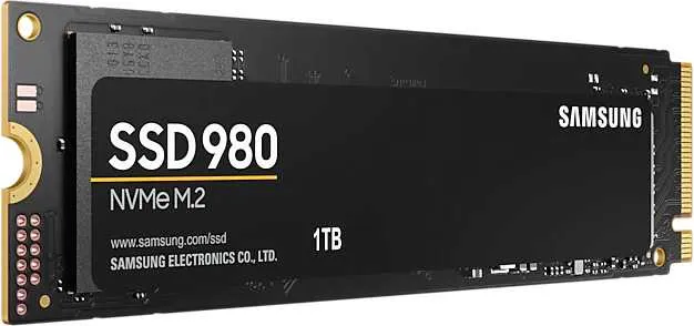 Твердотельный накопитель SSD M.2 (PCI-E NVMe) 1Tb (1024GB) Samsung 980 (R3500/W3000MB/s) (MZ-V8V1T0BW) 1year