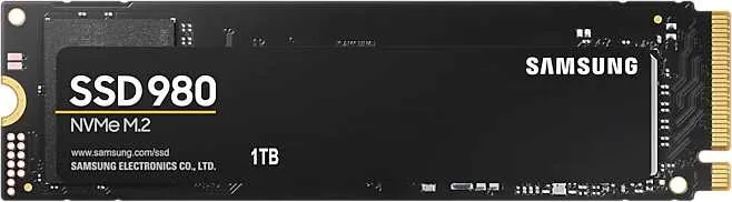 Твердотельный накопитель SSD M.2 (PCI-E NVMe) 1Tb (1024GB) Samsung 980 (R3500/W3000MB/s) (MZ-V8V1T0BW) 1year