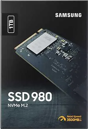 Твердотельный накопитель SSD M.2 (PCI-E NVMe) 1Tb (1024GB) Samsung 980 (R3500/W3000MB/s) (MZ-V8V1T0BW) 1year