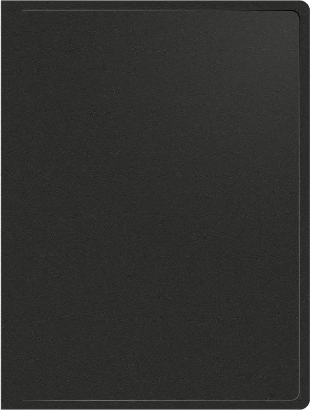 Папка метал.зажим Buro -ECB04CBLACK A4 пластик 0.5мм черный