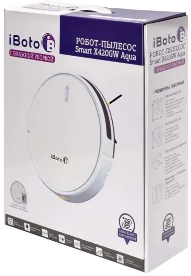 Пылесос-робот iBoto Smart Х420GW Aqua 25Вт белый