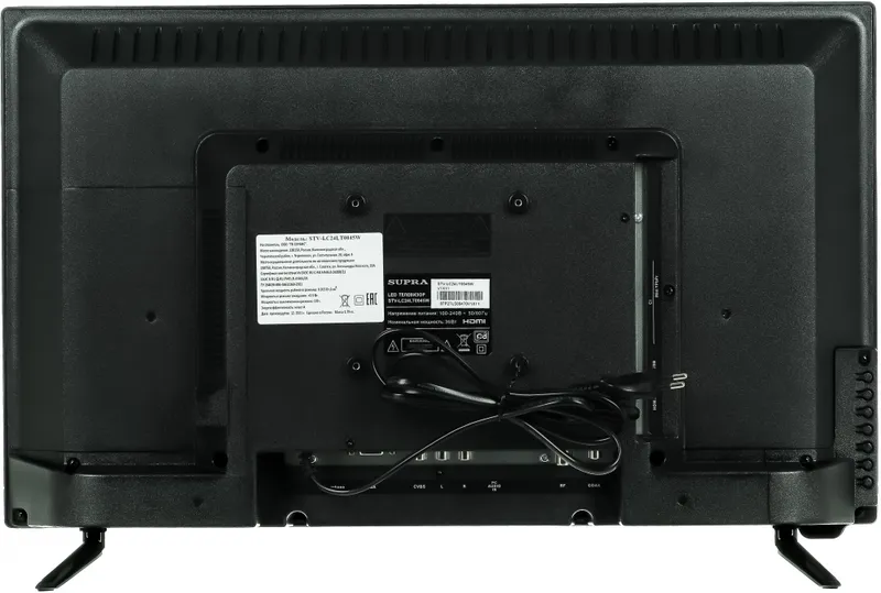 Телевизор LED Supra 23.6" STV-LC24LT0045W черный HD 50Hz DVB-T DVB-T2 DVB-C USB (RUS)